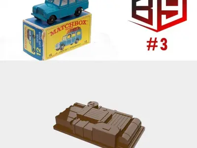 Matchbox Lesney Replacement Parts Set 3D print model