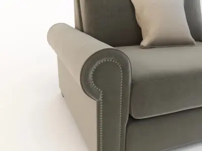 Lebanon Modular Sectional Sofa Lounge Chair 3D model