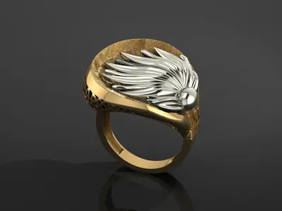 gold ring 3D print model