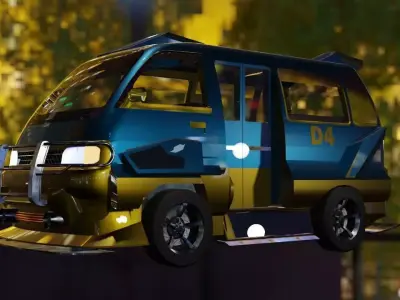 Angkot Futuristic 3D model