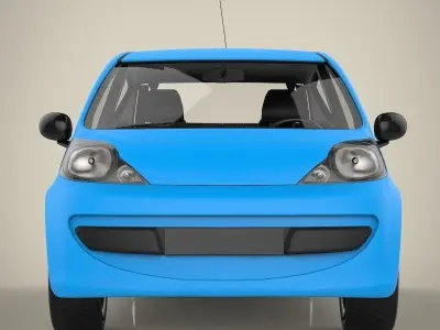 Mini sport car 3D model