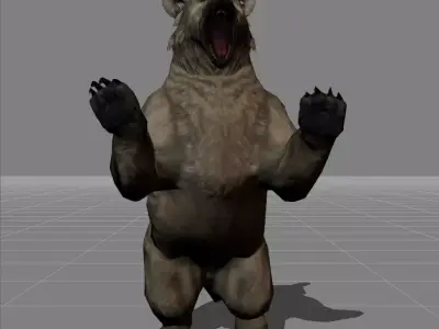 Bear Brown V3 Low-poly 3D model
