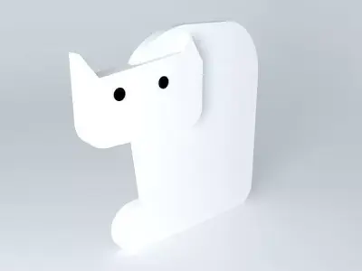 panel cat cat wall decor Free 3D model