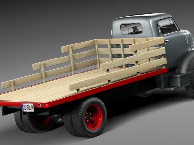 Chevrolet COE Truck 1950 3D model