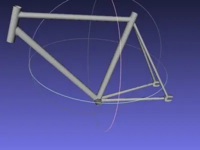 Bicycle Frame Free 3D model