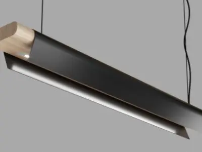 S08 Linear pendent light from FILD Low-poly 3D model
