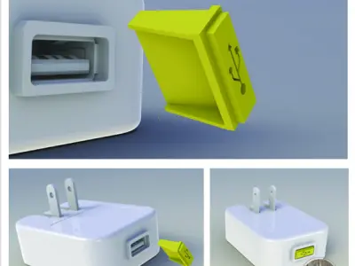 USB Dust Cover 3D print model
