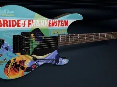 Kirk Hammett ESP KH-3 Frankenstein 3D model