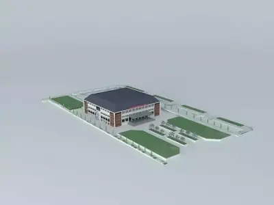 Sports Hall of Topolica 3D model