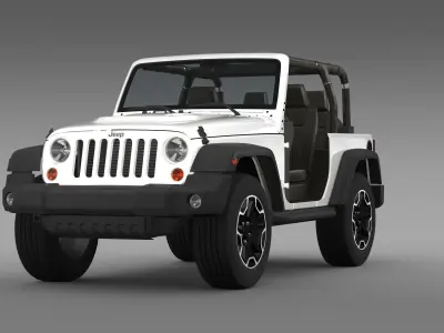 Jeep Wrangler Rubicon 10th Anniversary 2014 3D model
