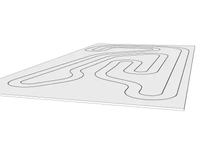Slot track 3D model