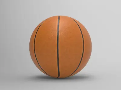 Basketball Ball Low-poly 3D model 18