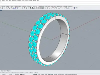 Infinity ring 3D print model