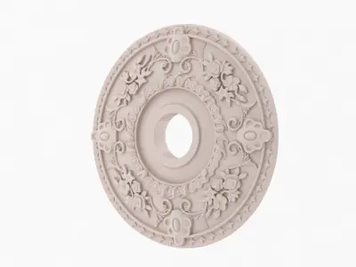 Classic Ceiling Medallion 03 3D model
