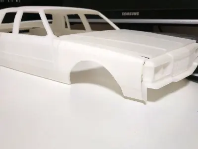 STL printable RC car   Chevy Caprice Brougham LS  3D print model