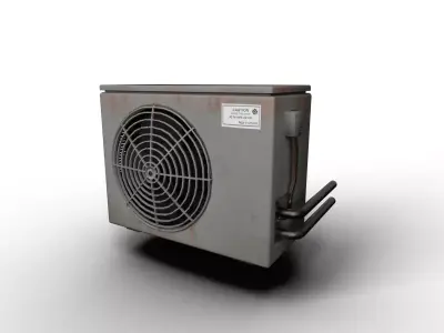 Air conditioning Low-poly 3D model