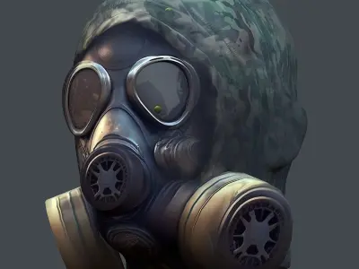 Helmet 3d model military combat Military Low-poly Low-poly Low-poly 3D model order