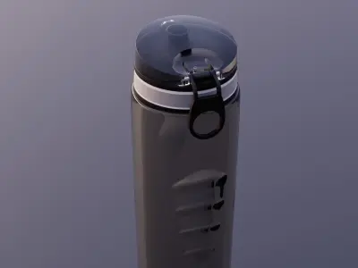 Fitnessbottle coffee maker Low-poly 3D model