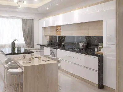 kitchen design 3D model