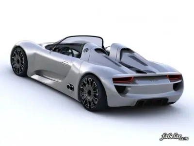 Porsche 918 spyder Vray 3D model