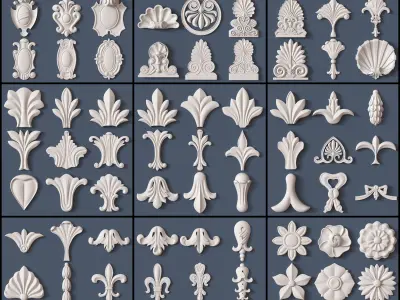 Architectural kit bash 3D model