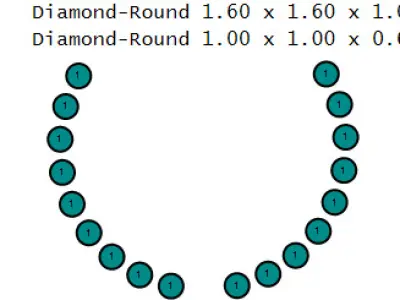 LUXURY DESIGN DIAMOND RING 3D PRINTABLE MODEL 3D print model