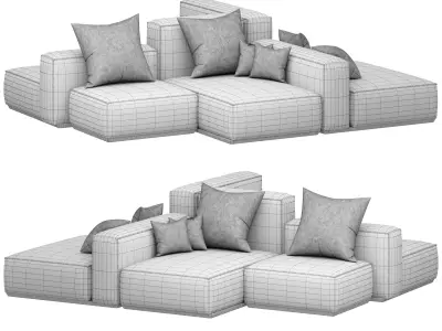 Marechiaro Sofa BY twentytwentyone 3D model