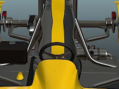 Harley Davidson Go-Kart - High Poly 3D model