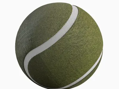 Tennis Ball  Low-poly 3D model