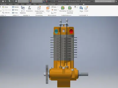 small engine 3d model 3D model