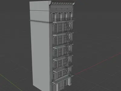 Building Free low-poly 3D model buy