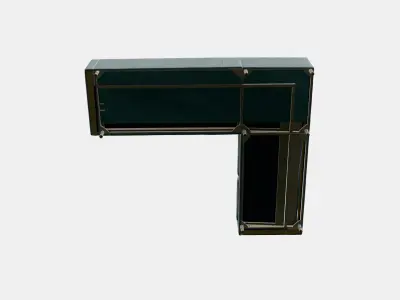 LANDSKRONA Corner sofa 5-seat 7 Low-poly 3D model