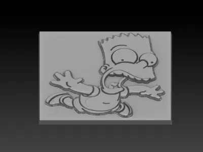 Bart Simpson  3D print model purchase
