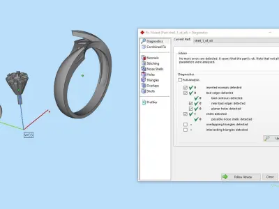 Gold ring  Jewelry 3D print model 4