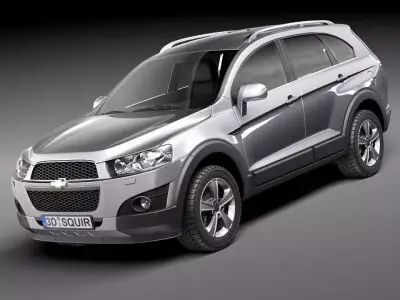 chevrolet captiva 2012 3D model