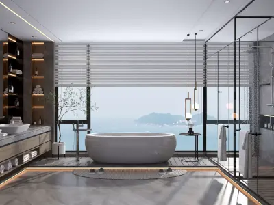 Bathroom Interior 012 3D model