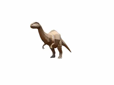 3d Model Edmontosaurus Big Dinosaur Animal Of Jurassic  3D model