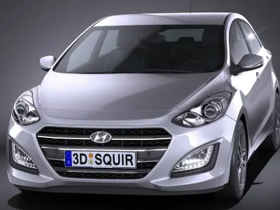 Hyundai i30 5-door 2015 3D model