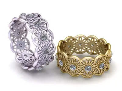 beautifully crafted gold  3D print model