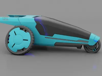 sci-fi vehicle  3D model