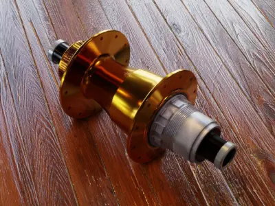 Chrisking Hub for Mountain bike Low-poly 3D model