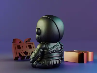 Mini kratos Statue  3D print model