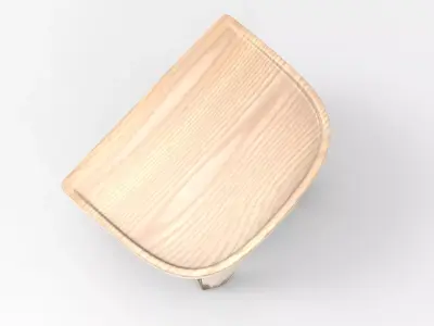 Klif Stool Low-poly 3D model