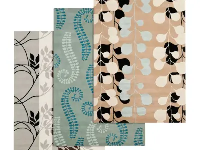 Rug Set 2336 3D model