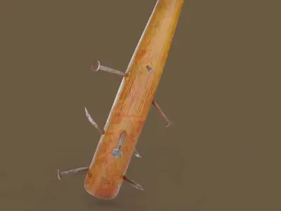 Baseball bat 3D model