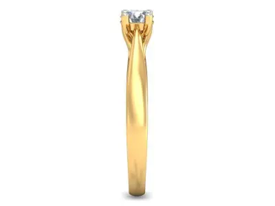 elegant luxury ring 3D print model 2