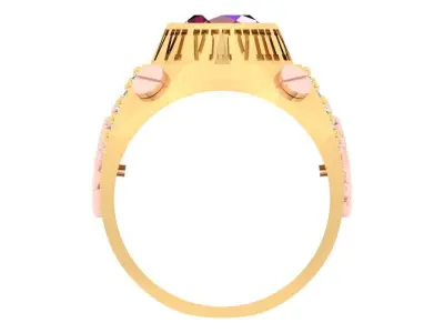 Dragon Ring - Mens Ring - N2373  3D print model