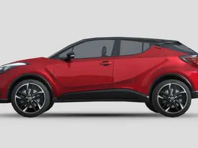 Toyota C-HR 2021 Low-poly 3D model