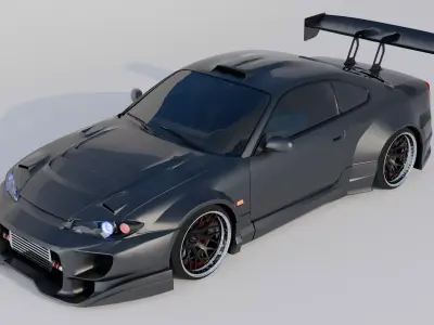 Nissan Silvia 3D model