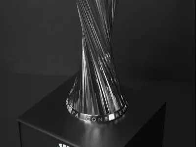 UEFA Europa Conference League Trophy 3D model
